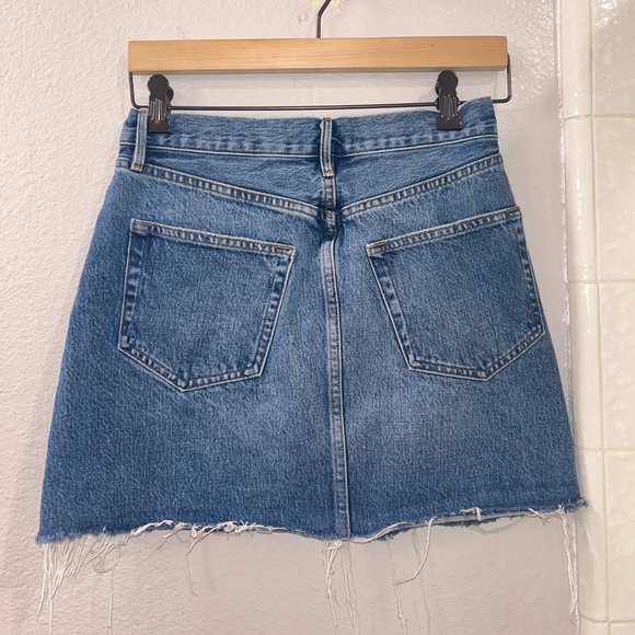 Frame crossover denim mini skirt - Picture 2 of 3